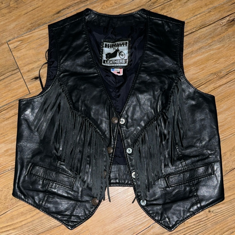 California Creation Fringe Vest